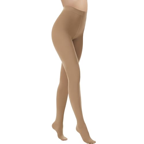 AKKQHH Strumpfhosen Damen 80 Den Blickdicht Microfaser Bequeme Feinstrumpfhose (fleischfarben,S-M) von AKKQHH
