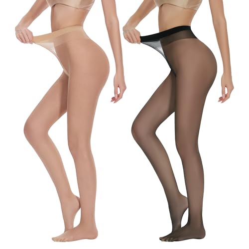 AKKQHH Strumpfhosen Damen Transparent 20 DEN Feinstrumpfhose High Waist Reißfest Seidenstrumpfhose Komfortbund Seidig Stützstrumpfhose Druckfreier 2er Pack AKKQHH Strumpfhosen Damen Transparent 20 DEN Feinstrumpfhose High Waist Reißfest Seidenstrumpfhose Komfortbund Seidig Stützstrumpfhose Druckfreier 2er Pack von AKKQHH