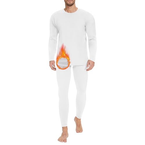 AKKQHH Thermounterwäsche Herren Skiunterwäsche Warm Thermo Unterwäsche Set Lange Unterhosen Männer Funktionsunterwäsche Weich Thermowäsche für Winter von AKKQHH