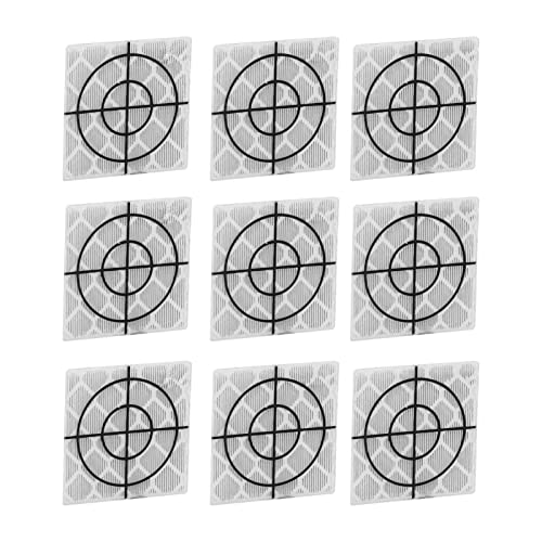 100 Stück Selbstklebende Reflektierende Aufkleber, 3 X 3 cm Große Reflektierende Patches für Totalstationsvermessungen, Reflektierende Folien für Verbesserte Sichtbarkeit Im von AKLOSIPY