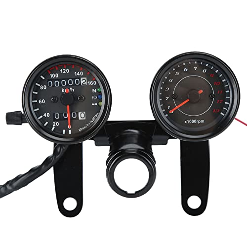 Motorrad Instrument Digital LED Drehzahl Messer Tachometer Tachometer mit Wasserdichtem ABS Gehäuse AntiGlare Hintergrund Beleuchtung für Autos LKW Motorräder Boote Motorrad Instrument Digital LED Drehzahl Messer Tachometer Tachometer mit Wasserdichtem ABS Gehäuse AntiGlare Hintergrund Beleuchtung für Autos LKW Motorräder Boote von AKLOSIPY