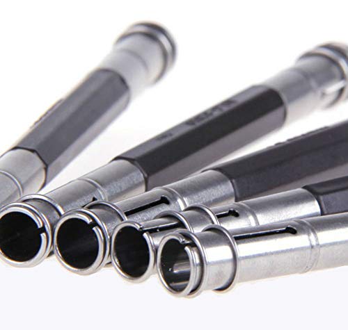 akakStoreAZB 5 Stück pro Set verstellbar praktischen, doppelten Kopf Bleistift Extender Halter Bleistift 2 Länge Extender Halter für Schule, Büro, skizzieren, Kunst, Schreiben von Akak Store