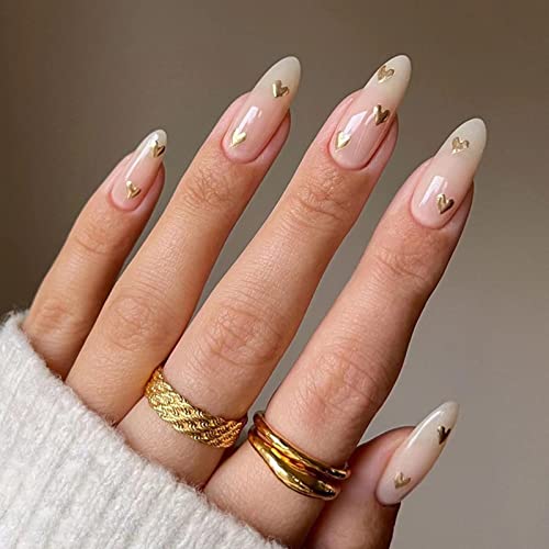 AKOFIC 24 Stück Press on Nails Kurz, French Künstliche Nägel, Nägel Zum Aufkleben mit Nagelkleber, Quadratische Weiße Nude Acryl Fake Nails für Frauen und Mädchen von AKOFIC