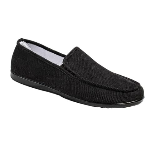 AKOOSY 1 Paar Weiche einzige lässige Schuhe Mann Männer Beleg leichte Schuhe Business Casual Men Schuhschuhe Herren rutschen auf Gelegenheitsschuhe aus Obermaterial: Stoff Schwarz AKOOSY 1 Paar Weiche einzige lässige Schuhe Mann Männer Beleg leichte Schuhe Business Casual Men Schuhschuhe Herren rutschen auf Gelegenheitsschuhe aus Obermaterial: Stoff Schwarz von AKOOSY