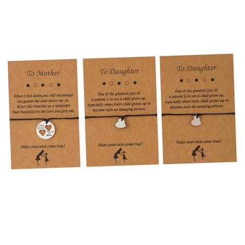 AKOOSY 1 Satz Herz Armband für Mutter Handgewebtes Geflochtenes Armband Perfektes Passendes für Besondere Anlässe AKOOSY 1 Satz Herz Armband für Mutter Handgewebtes Geflochtenes Armband Perfektes Passendes für Besondere Anlässe von AKOOSY