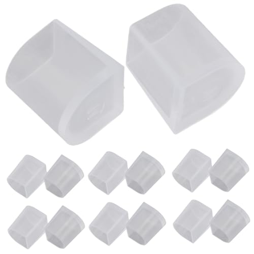 AKOOSY 10 Paar Transparente High Heel Protectors Fersenschutz für Damen Schuhabdeckung Verschleißfest Wiederverwendbar für Latin Dance von AKOOSY