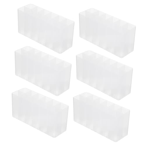 AKOOSY 10 Stück Mark Pen Halter Weiß Fächer Stifthalter Robust Leicht Schreibtisch Organizer für Büro Schule Zuhause Praktische Aufbewahrungsbox für Stifte und Schreibwaren AKOOSY 10 Stück Mark Pen Halter Weiß Fächer Stifthalter Robust Leicht Schreibtisch Organizer für Büro Schule Zuhause Praktische Aufbewahrungsbox für Stifte und Schreibwaren von AKOOSY