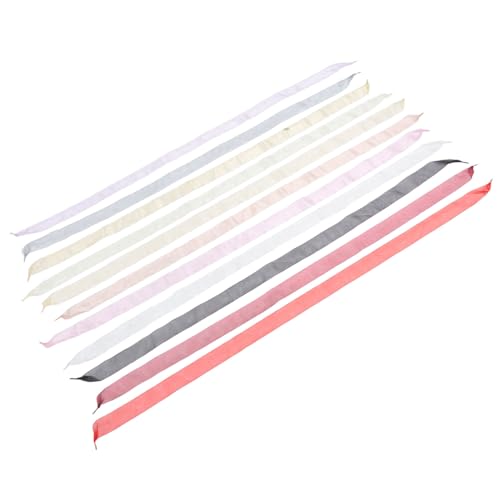 AKOOSY 11 Paare Flache Bunte Chiffon Schnürsenkel Vielseitige Ersatzbänder für Damen Sneaker Canvas und Freizeitschuhe Weiche Komfortable Schnürbänder mit Kreativen Einsatzmöglichkeiten von AKOOSY