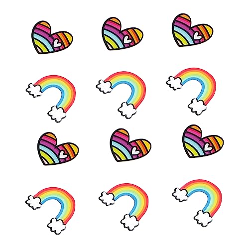 AKOOSY 12Stücke Regenbogen Abzeichenbroschen für Kreative Outfits Kostümzubehör Leicht für Taschen Pullover Jacken Schals Farbenfrohes Design AKOOSY 12Stücke Regenbogen Abzeichenbroschen für Kreative Outfits Kostümzubehör Leicht für Taschen Pullover Jacken Schals Farbenfrohes Design von AKOOSY