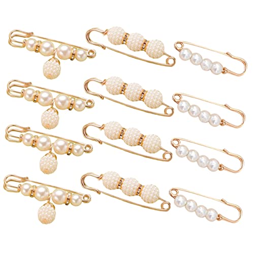 AKOOSY 12stücke Perlen Brosche Anstecknadel Clips Für Kleidung Pullis Schals Kleider Und Hosen Enge Anpassen Modisches Accessoire Für Damen AKOOSY 12stücke Perlen Brosche Anstecknadel Clips Für Kleidung Pullis Schals Kleider Und Hosen Enge Anpassen Modisches Accessoire Für Damen von AKOOSY