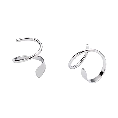 AKOOSY Drehbare Ohrringe Frauen 925 Silber Creolen Ohrhänger für Besondere Anlässe Hypoallergen von AKOOSY