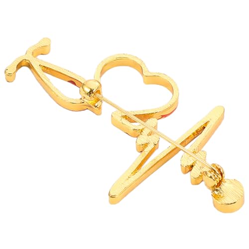 AKOOSY Brosche Herz Schmuck Dekorative Kreative Kleidungsaccessoire Mode Abzeichen Schmuckstück Tragen Party Hochzeit Anlass von AKOOSY