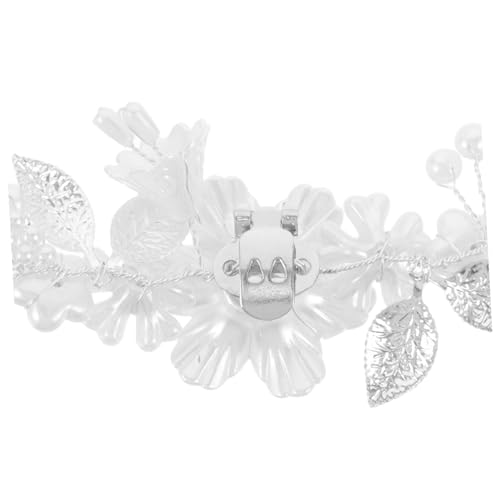 AKOOSY 2stücke Schuhclips Mit Perlen Und Blumen Für Damen Abnehmbare Schuhschnallen Dekoratives Schuhzubehör Geeignet Für Hochzeit Brautschuhe Sandalen Hausschuhe Und Taschen von AKOOSY