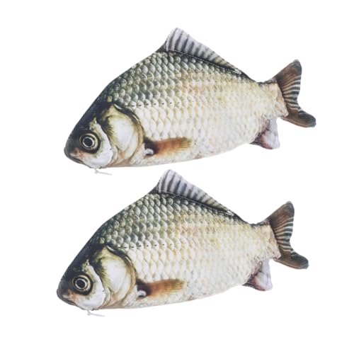 AKOOSY 2 Stück Bleistifthalter Stifttasche Bleistiftbeutel süß süßer stifthalter Einzigartiger Stifthalter Federmäppchen in Fischform kleine Schreibwarentasche Schulstiftbeutel Polyester von AKOOSY