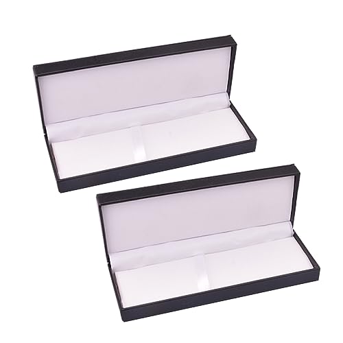 AKOOSY 2stücke Pu-Leder Stifteköcher Modebewusste Und Tragbare Schreibtisch-Organizer Für Schwarz Und Langlebig Für Büro Und Alltag von AKOOSY