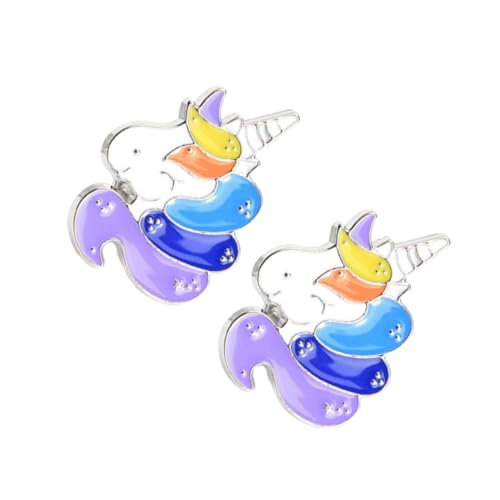 AKOOSY 2 Stück Brustklammer für Kleidung trachtenbrosche Kleidung Brosche Brosche Kopftuch Brosche Elegant Brosche Party Brosche Legierung Brosche dartscheibe Colorful von AKOOSY