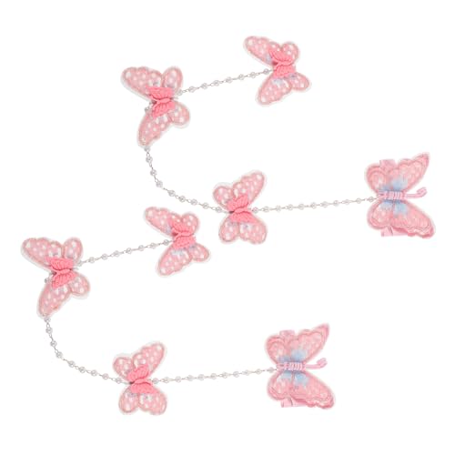 AKOOSY 2 Stück Butterfly Haarclips mit Tassel Leichte Haarklammern für Damen Handgefertigt Langlebig Modischer Schmetterlings Design Haarschmuck für Alltag Hochzeit Party und von AKOOSY
