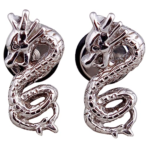 AKOOSY 2 Stück Drachen Ohrringe für Herren Kreative Ear Studs im Hip Hop Stil Einzigartiger Ohrschmuck für Partys und Besondere Anlässe AKOOSY 2 Stück Drachen Ohrringe für Herren Kreative Ear Studs im Hip Hop Stil Einzigartiger Ohrschmuck für Partys und Besondere Anlässe von AKOOSY