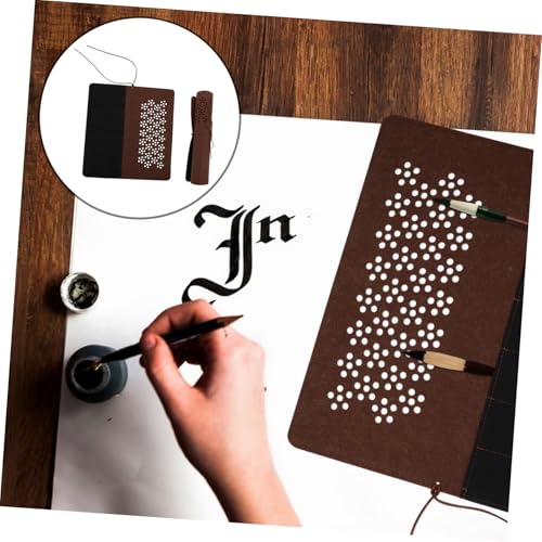 AKOOSY 2 Stück Filz Pinselhalter mit Roll up Aufbewahrungstasche für Künstlerpinsel und Malutensilien Faltbare Pinselrolle aus Hochwertigem Filz Vintage Design Vielseitig als Kosmetik von AKOOSY