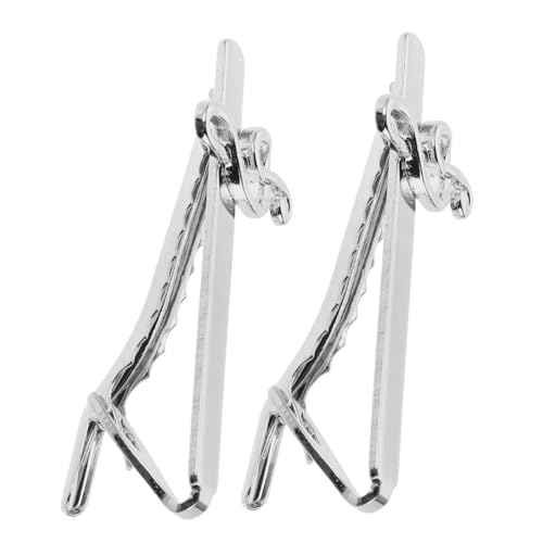 AKOOSY 2 Stück Kupfer Krawattenklammer Musiknoten Design Stilvolle Herren Anzug Accessoires Langlebig und Kompakt Klassische Krawattennadel für Business Hochzeit Alltag von AKOOSY