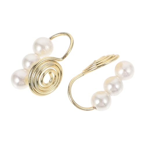 AKOOSY 2 Stück Ohrclips mit Perlen Kupfervergoldet Modische Schmerzfreie Ohrstecker Ohrloch Eleganter Ohrschmuck für Damen und Vielseitig für Alltag und Festtage AKOOSY 2 Stück Ohrclips mit Perlen Kupfervergoldet Modische Schmerzfreie Ohrstecker Ohrloch Eleganter Ohrschmuck für Damen und Vielseitig für Alltag und Festtage von AKOOSY