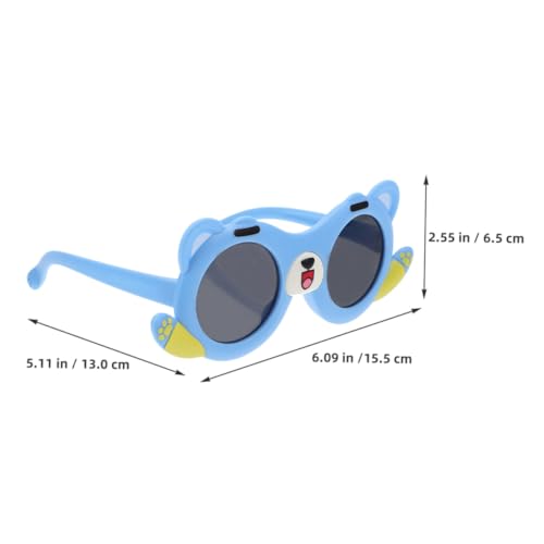 AKOOSY 2 Stück Sonnenbrillen Hundedesign Pc Material Komfortable Eyewear Uv Schutz Partybrillen Jungen Mädchen Vielseitig für Outdoor Geburtstagsfeiern von AKOOSY
