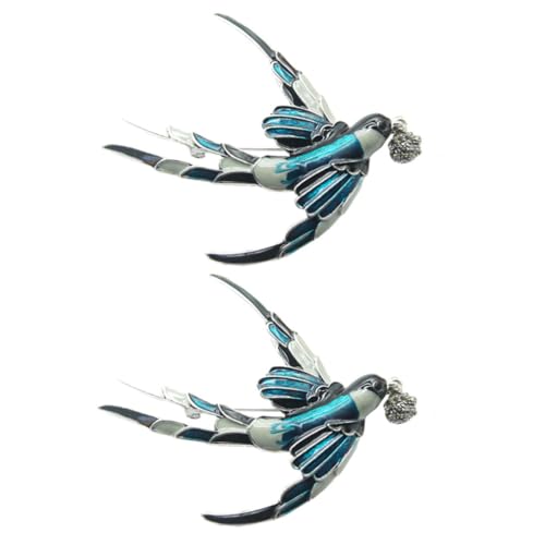 AKOOSY 2 Stück Teiliges Farbige Broschen aus Legierung mit Strass Kreative Anstecknadeln für Kleidung Taschen Hüte Vielseitig Dekorativ für Party Festival Geschenkidee von AKOOSY