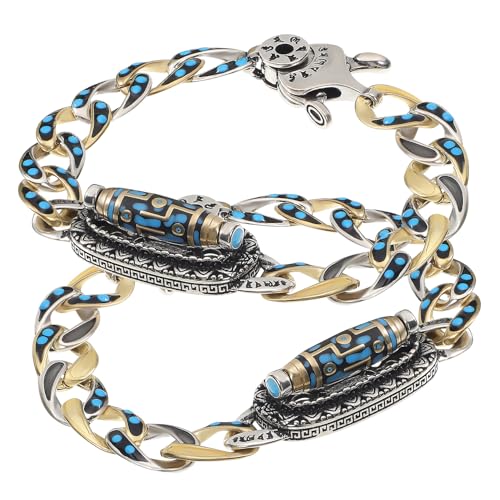 AKOOSY 2 Stück Tibetan Style Armband Exotisches Türkisarmband für Männer Handgefertigtes Traditionelles Handgelenk Schmuckstück und Vielseitig für AKOOSY 2 Stück Tibetan Style Armband Exotisches Türkisarmband für Männer Handgefertigtes Traditionelles Handgelenk Schmuckstück und Vielseitig für von AKOOSY