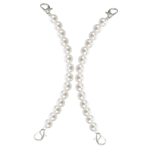 AKOOSY 2 Stück Verstellbare Schuhriemen für High Heels Damen Perlen Schuhe Straps Rutschfeste Fersenschutzbänder Kompatibel mit Sandalen und Pantoletten Sicherer Halt und Komfort von AKOOSY