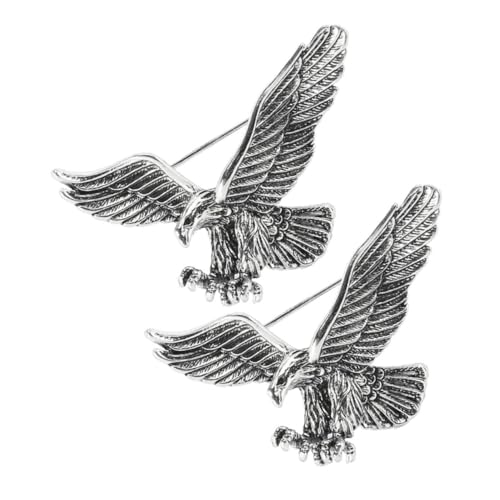 AKOOSY 2 Stück Vintage Broschen Clips aus Modische Schalhalter mit Stabilem Verschluss Edle Anstecker für Damenjacken Schals und Blusen Antiker Look als von AKOOSY