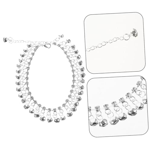 AKOOSY 2 Stück Vintage Ethno Fußkettchen mit Glocken und Quasten Damen Strand Schmuck Modisch Sommerlich Stilvoll von AKOOSY