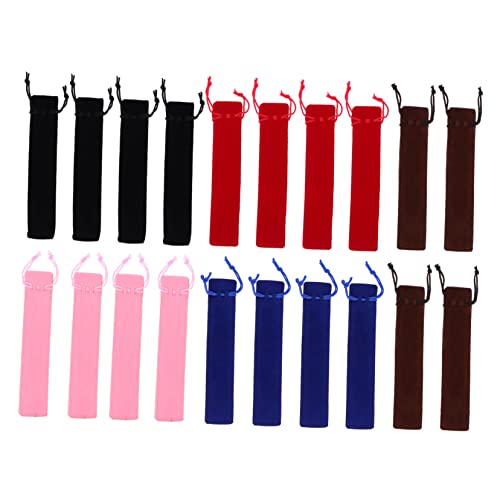 AKOOSY 20stücke Stiftetui Mit Kordelzug Robuste Und Stilvolle Stifthülle Aus Hochwertigem Material Für Einzelne Stifte Zum Schutz Und Transport Von Schreibgeräten von AKOOSY