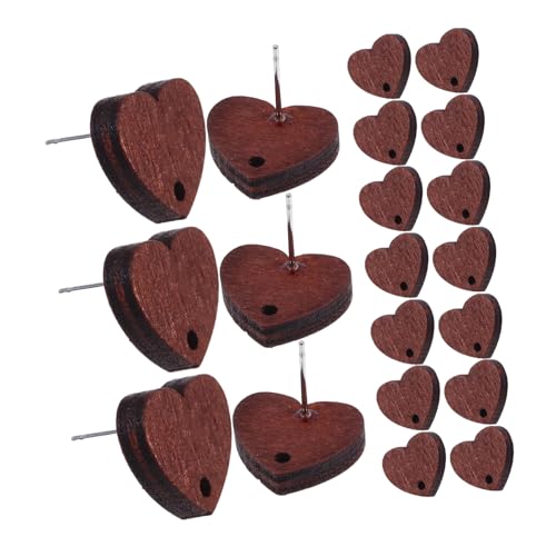 AKOOSY 20stücke Holzausschnitte in Herzform Für Diy-ohrstecker Blanko-ohrstecker Aus Unbehandeltem Holz Zur Herstellung Von Ohrsteckern Accessoires Für Schmuckohrringe Modische AKOOSY 20stücke Holzausschnitte in Herzform Für Diy-ohrstecker Blanko-ohrstecker Aus Unbehandeltem Holz Zur Herstellung Von Ohrsteckern Accessoires Für Schmuckohrringe Modische von AKOOSY