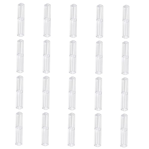 AKOOSY 20 Stück Teiliges Transparentes Stifte Etui Stabile Aufbewahrungsbox für Kugelschreiber und Gelstifte mit Fester Plattenring Halterung als Schreibwaren Geschenkbox und AKOOSY 20 Stück Teiliges Transparentes Stifte Etui Stabile Aufbewahrungsbox für Kugelschreiber und Gelstifte mit Fester Plattenring Halterung als Schreibwaren Geschenkbox und von AKOOSY