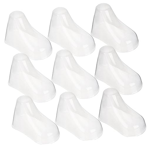 AKOOSY 20 Stück Teiliges Transparentes aus PVC Stabile Babyschuh Socken displayständer für Ladenauslage Langlebig Formstabil für Babykleidung und Schuhpräsentation von AKOOSY