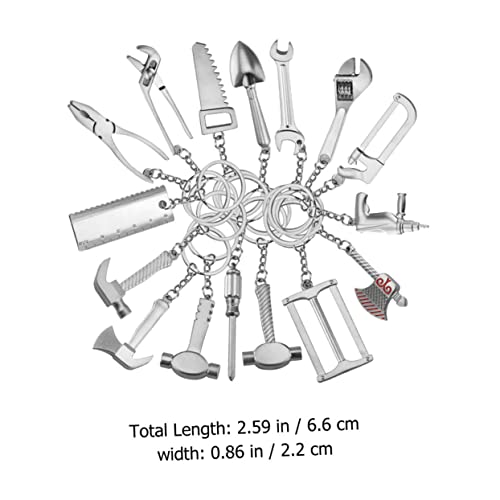 AKOOSY 20stücke Werkzeug Modellierung Schlüsselanhänger Diy Anhänger Schlüsselanhänger Dekor Handwerk Handtasche Rucksack Auto Schlüssel Anhänger von AKOOSY