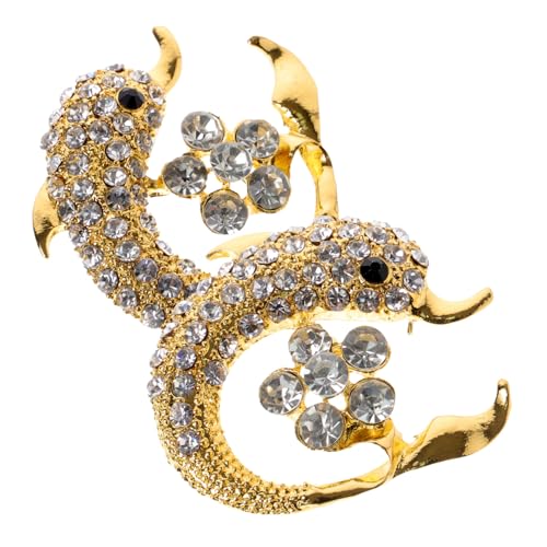 AKOOSY 2stücke Strass Brosche Pin Brosche Damen Modeschmuck Hutnadel Broschennadel Reversnadel Schmuck Für Damen Damenaccessoires Jubiläumsgeschenke von AKOOSY