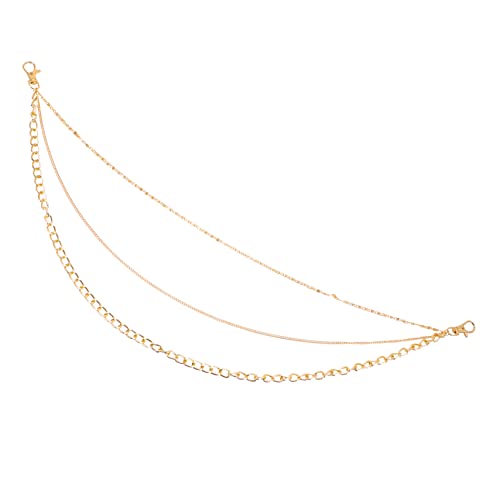 AKOOSY 2Stücke Unisex Metall Hosenkette Punk Persönliche Geldbörse Kette für Männer Frauen für Jeans Hosen Robuste Langlebige Konstruktion Goldfarben von AKOOSY