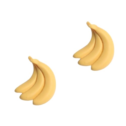 AKOOSY 3 Paare Gelbe Ohrstecker Fruchtförmige Ohrhänger Damen Schmuck Leicht Modisch Für Alltag Party von AKOOSY