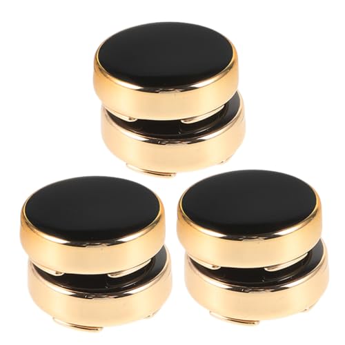 AKOOSY 3paare Manschettenknöpfe Für Herrenhemden Und Männer Knopfabdeckungen Zum Anklipsen Für Formelle Anzüge Und Smokinghemden Accessoires Für Hochzeiten Und Geschäftskleidung von AKOOSY