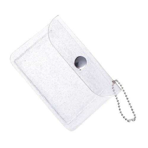 AKOOSY 3 Stück PVC Transparente Mini Geldbörse Teiliges Simple Coin Wallet mit Knopfverschluss Kleine Münztasche Damen Modische Transparente Karten und Münzaufbewahrung als von AKOOSY