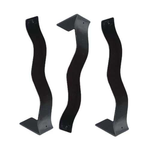 AKOOSY 3 Stück Teiliges Haarspangen Display aus Schwarzem Haarclip Organizer für Damen Leichter Haarklammern Halter Platzsparend und Robust für Haushalt von AKOOSY