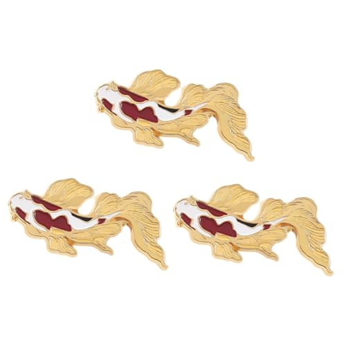 AKOOSY 3 Stück Teiliges Kreative Broschen aus Anstecknadeln für Anzug Hut Schal Kleidungsschmuck Anhänger Leichte Cartoon Pins für Männer und Frauen von AKOOSY