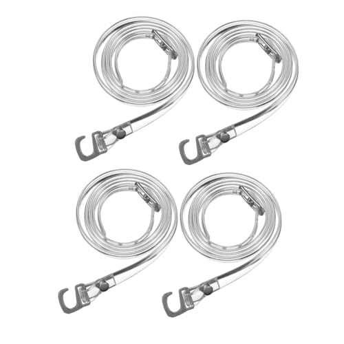 AKOOSY 4 Paar Transparente Rutschfeste High Heel Schuhriemen mit Schnalle Abnehmbare Knöchelriemen für Damen Anti lose Ersatz sandalenriemen Einfache Befestigung Unsichtbar und von AKOOSY