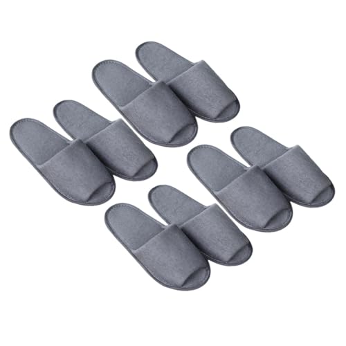 AKOOSY 4 Paare Herren Einweg Faltbare Hotelslipper Leicht Atmungsaktiv Reise Hausschuhe Komfortabel Rutschfest Für Hotel Spa Gäste Zuhause von AKOOSY