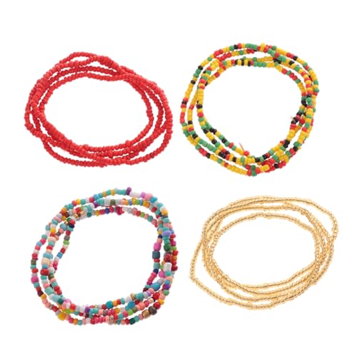 AKOOSY 4 STÜCKE Teiliges Set Stilvolle Bikini Kette für Damen Handgefertigte Bauchbeads Waist Chain für Strandmode Ergänzung zu Badeanzügen und Tankinis AKOOSY 4 STÜCKE Teiliges Set Stilvolle Bikini Kette für Damen Handgefertigte Bauchbeads Waist Chain für Strandmode Ergänzung zu Badeanzügen und Tankinis von AKOOSY