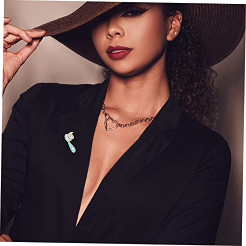 AKOOSY 4 Stück Kawaii Emaille Pins Zahnbürste und Zahn Brosche Niedliche Anstecknadeln für Kleidung Rucksäcke Taschen Cartoon Zubehör von AKOOSY