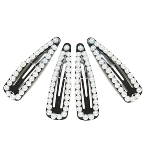AKOOSY 4stücke Elegante Perl-haarspangen Für Damen Und Mädchen Rutschfeste Bobby Mit Hochwertiger Perlenverzierung Für Besondere Anlässe Und Alltag von AKOOSY
