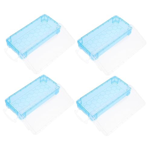AKOOSY 4er-Packung Mäppchen Stifteboxen Stiftfälle Etui Stiftbehälter Stiftorganisator Blue AKOOSY 4er-Packung Mäppchen Stifteboxen Stiftfälle Etui Stiftbehälter Stiftorganisator Blue von AKOOSY
