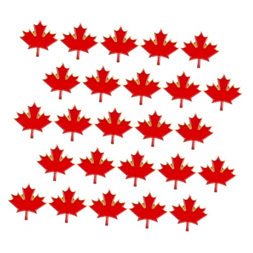 AKOOSY 50stücke Ahornblatt Canada Anstecker Aus Zinklegierung Emaille-nadeln Mit Ahornblatt-motiv Für Taschen Kleidung Hüte Kanadischer Tag von AKOOSY